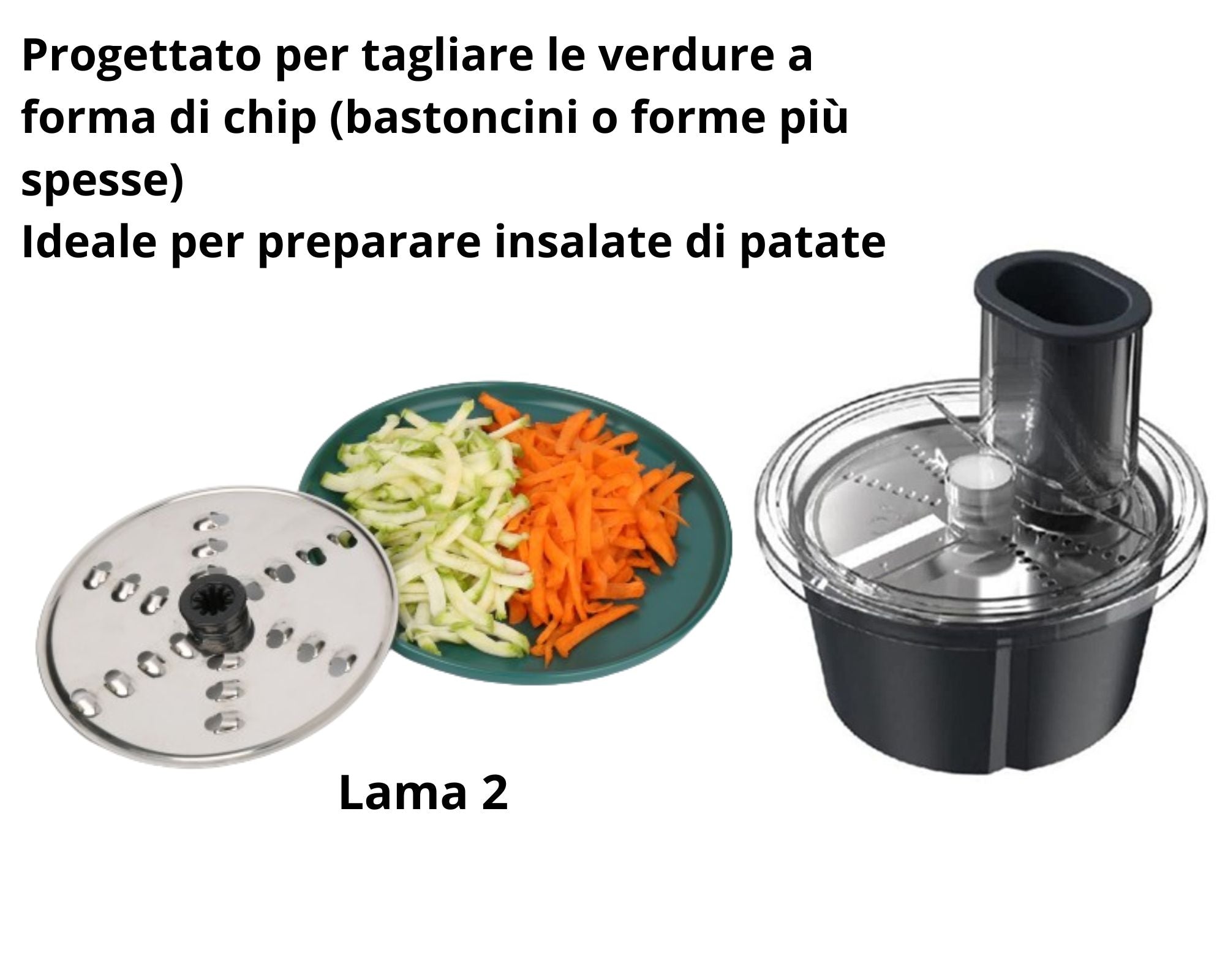 Coupix - Taglia Verdure per Bimby - Lama 2